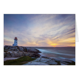 Peggy's Cove   Nova Scotia Hälsningskort