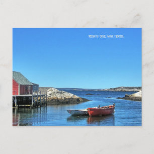 Peggy's Cove ,Nova Scotia Helg Vykort