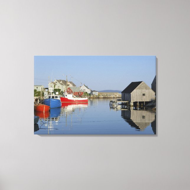 Peggy's Cove, Nova Scotia, Kanada Canvastryck (Framsida)