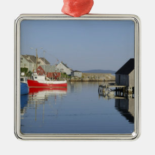Peggy's Cove, Nova Scotia, Kanada Julgransprydnad Metall