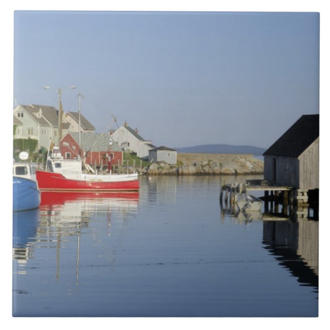 Peggy's Cove, Nova Scotia, Kanada Kakelplatta (Framsidan)