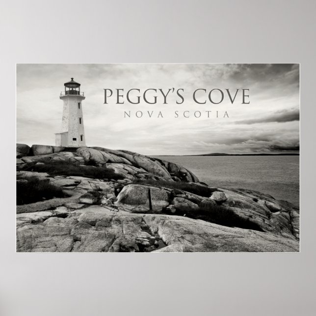 Peggys cove, nova scotia poster (Framsidan)