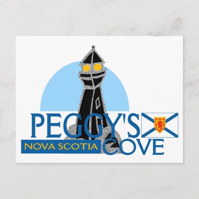 Peggy's Cove Nova Scotia Vykort (Framsida)