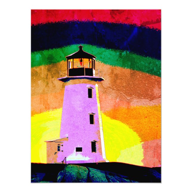 Peggy's cove Phoprint Nova Scotia Kanada Fototryck (Framsidan)