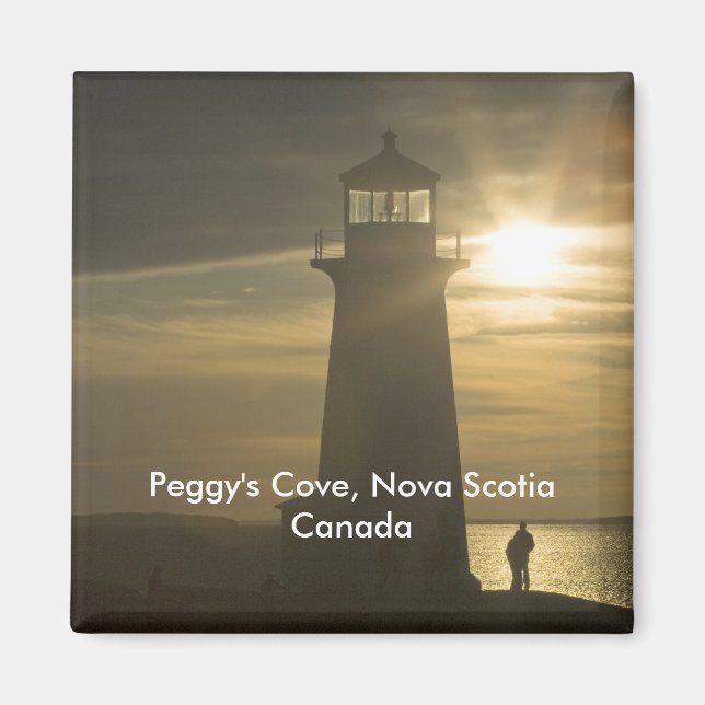 Peggy's Cove Sunset Magnet (Framsidan)