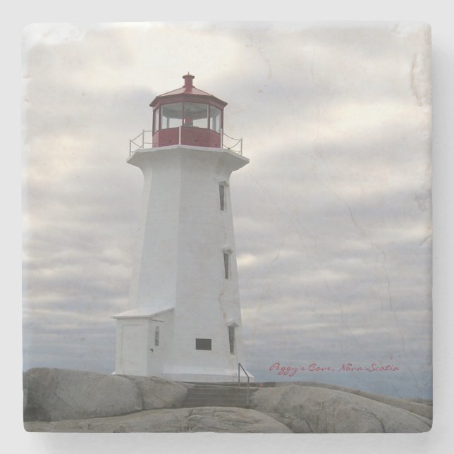 Peggys kustfartyg för CoveNova Scotia drink Stenunderlägg (Framsidan)