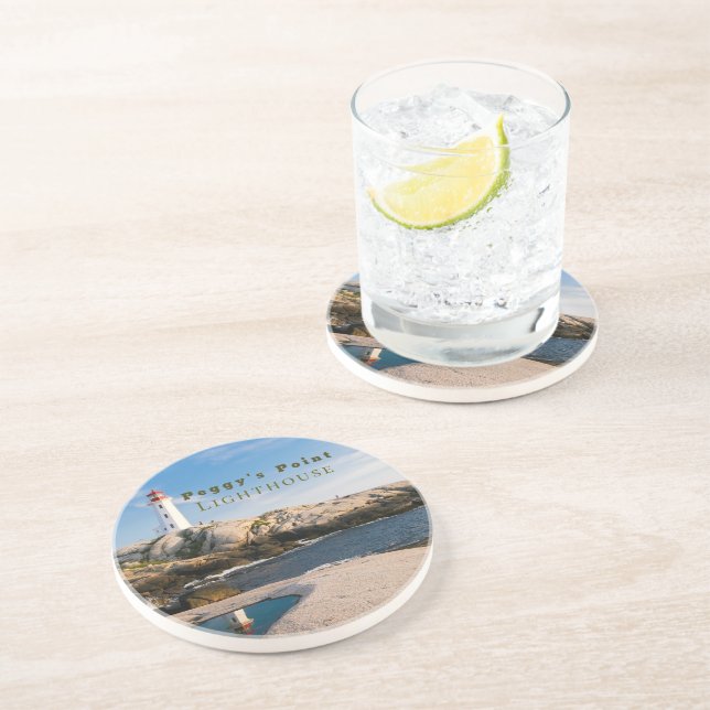 Peggy's Point Lighthouse Atlantic Canada Underlägg (Sidan)
