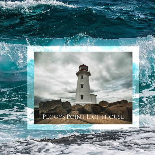 Peggys Point Lighthouse, Nova Scotia, Kanada Vykort (Skapare uppladdad)