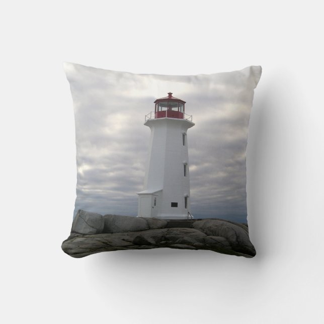 "Peggys rutt för fyr för CoveNova Scotia "" ", Kudde (Framsida)