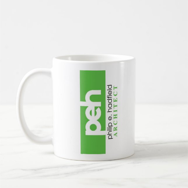 peharchitect kaffemugg (Vänster)