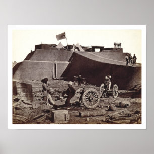 Pehlang fort, 1860 (äggviteämnesilvertrycket) poster