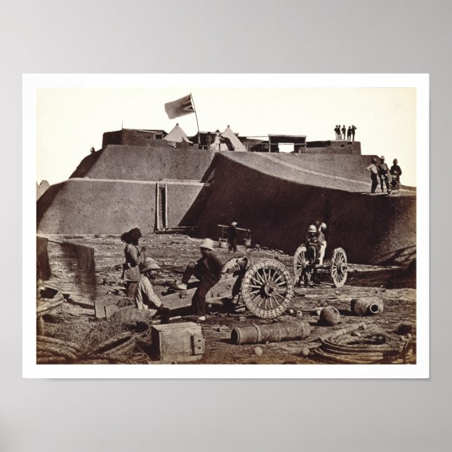 Pehlang Fort, 1860 (albumen silver print) Poster (Framsidan)