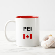 PEI Canada Canadian Flagga Light-Färg