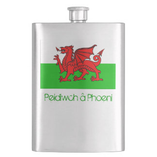 Peidiwch â Phoeni walesiska Hipflask Fickplunta