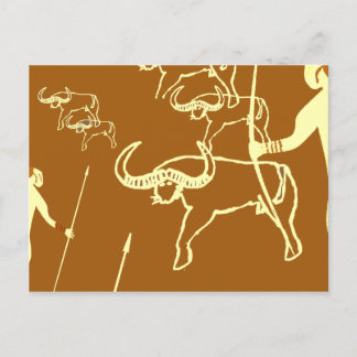 Peinture rupestre tassili préhistoire  vykort