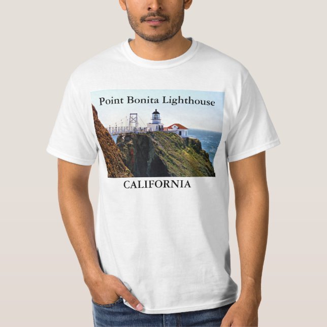 Peka den Bonita fyren, den Kalifornien T-tröja Tee Shirt (Framsida)