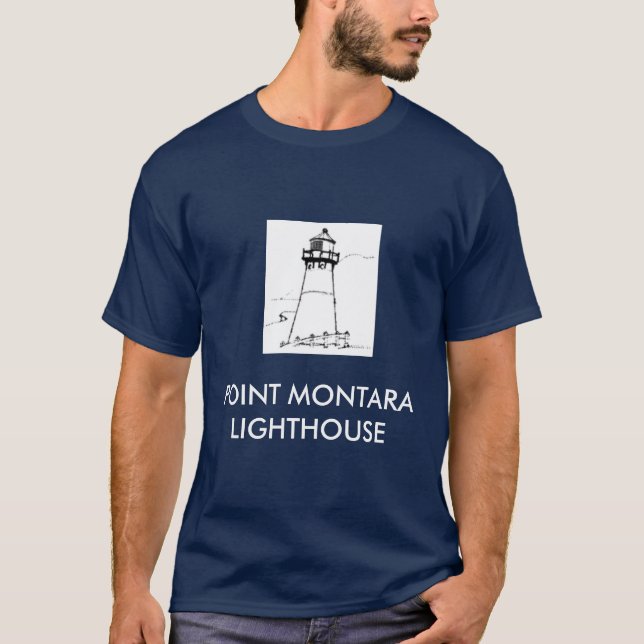 Peka den Montara fyren Tee (Framsida)