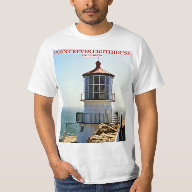 Peka den Reyes fyren, den Kalifornien T-tröja Tee Shirt (Framsida)