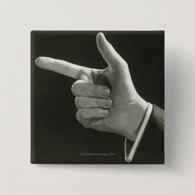 Peka för man knapp (Framsida)