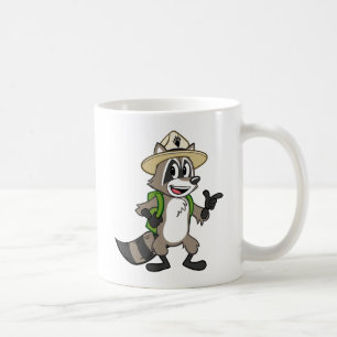 Peka för stack för skogsvaktare för kaffemugg