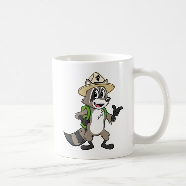 Peka för stack för skogsvaktare för kaffemugg (Höger)