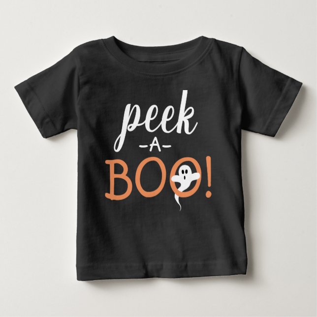Peka på en Boo Cute-taloky Ghost funny Halloween-c T Shirt (Framsida)