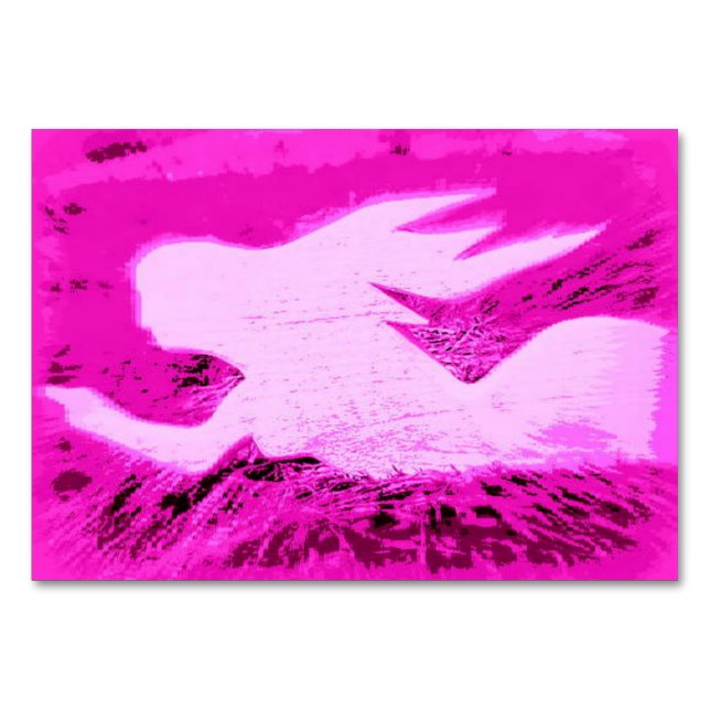 peka på rosa sjöjungfru bordsnummer (Framsidan)