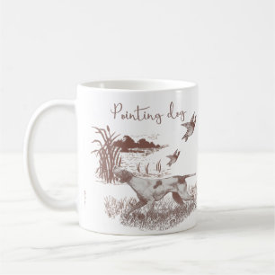 Pekande hund kaffemugg