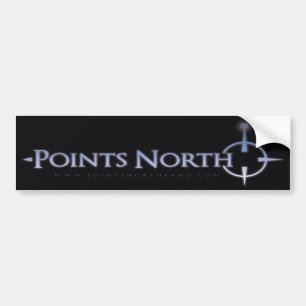 Pekar den norr logotypbildekalet bildekal