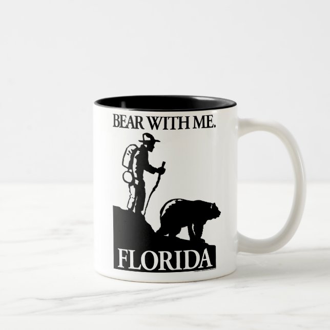 Pekar den norr studion "björn med mig" Florida Två-Tonad Mugg (Höger)