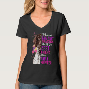 Pekare är en tjej bästa vän Hund Mamma Mamma Mor T Shirt