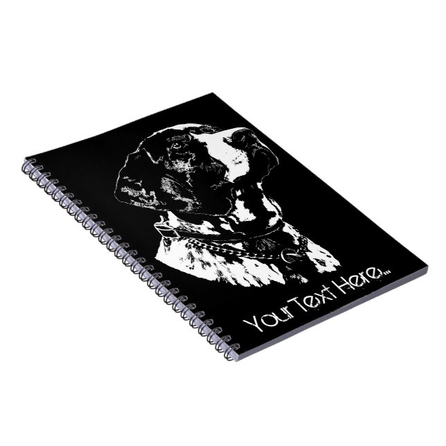 Pekare Hund Anteckningsbok Hund älskare Sketch Not (Högra Sidan)