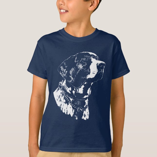 Pekare Hund Barn Shirts German Pointer Hund tröja (Framsida)