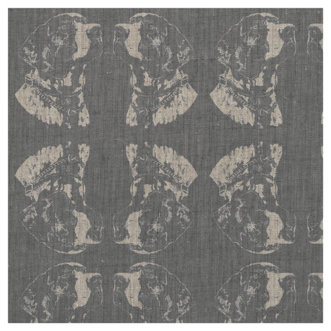 Pekare Hund Fabric Fabric German pekare Mönster Tyg (Provkarta)