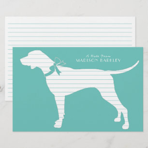 Pekare Hund Puppy English Setter Brevpapper
