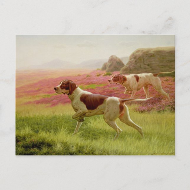 Pekare i ett landskap, 1800-talet vykort (Framsida)