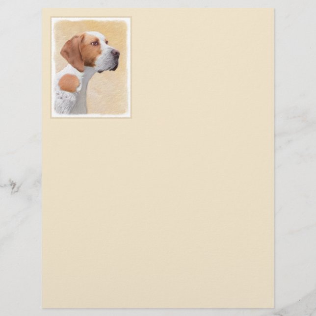 Pekarmålning - Cute Original Hund Art (Framsida)