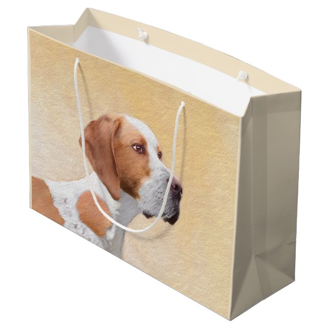 Pekarmålning - Cute Original Hund Art (Baksidan Vinklad)