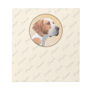 Pekarmålning - Cute Original Hund Art Anteckningsblock