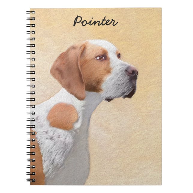 Pekarmålning - Cute Original Hund Art Anteckningsbok (Framsidan)