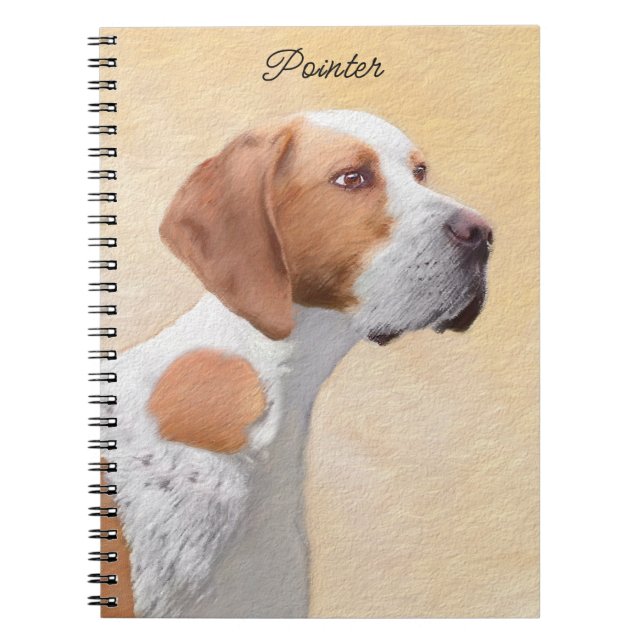 Pekarmålning - Cute Original Hund Art Anteckningsbok (Framsidan)
