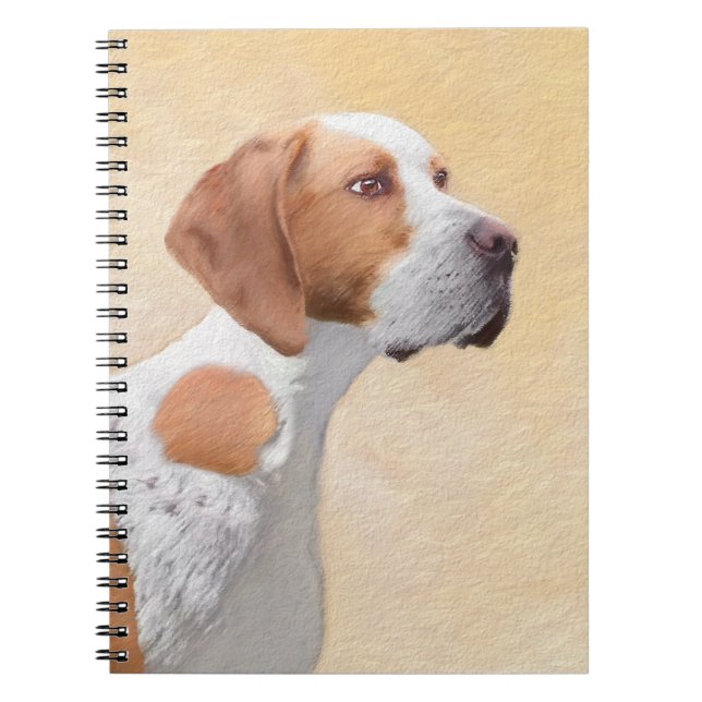 Pekarmålning - Cute Original Hund Art Anteckningsbok (Framsidan)