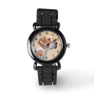 Pekarmålning - Cute Original Hund Art Armbandsur