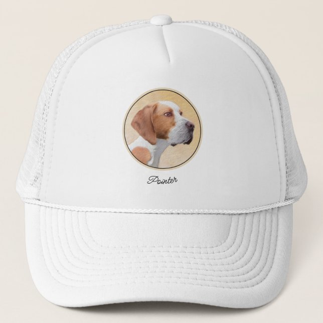 Pekarmålning - Cute Original Hund Art Keps (Framsida)