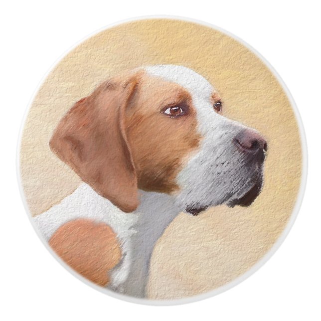 Pekarmålning - Cute Original Hund Art Knopp (Framsidan)