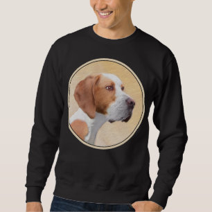 Pekarmålning - Cute Original Hund Art Lång Ärmad Tröja