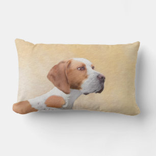 Pekarmålning - Cute Original Hund Art Lumbarkudde