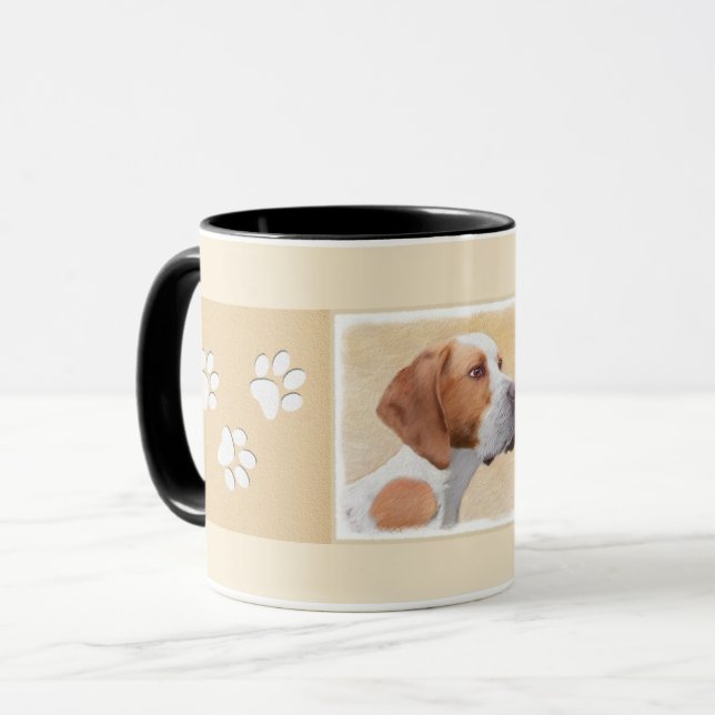 Pekarmålning - Cute Original Hund Art Mugg (Framsida vänster)