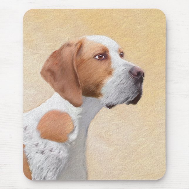Pekarmålning - Cute Original Hund Art Musmatta (Framsidan)
