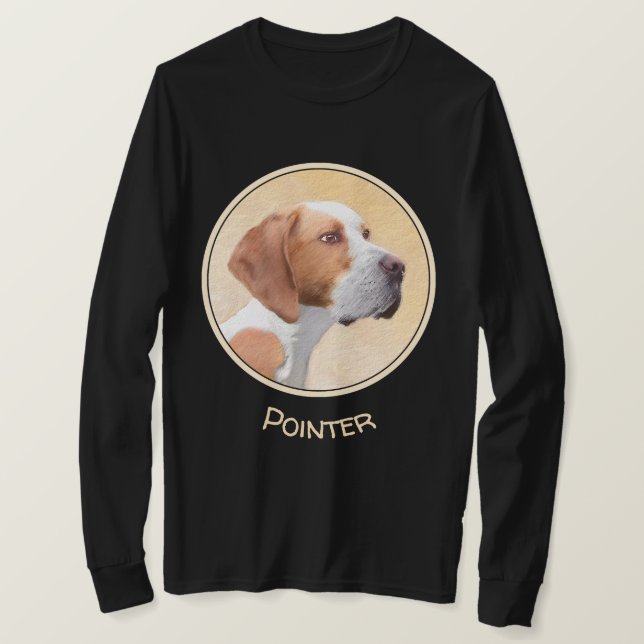 Pekarmålning - Cute Original Hund Art T Shirt (Design framsida)